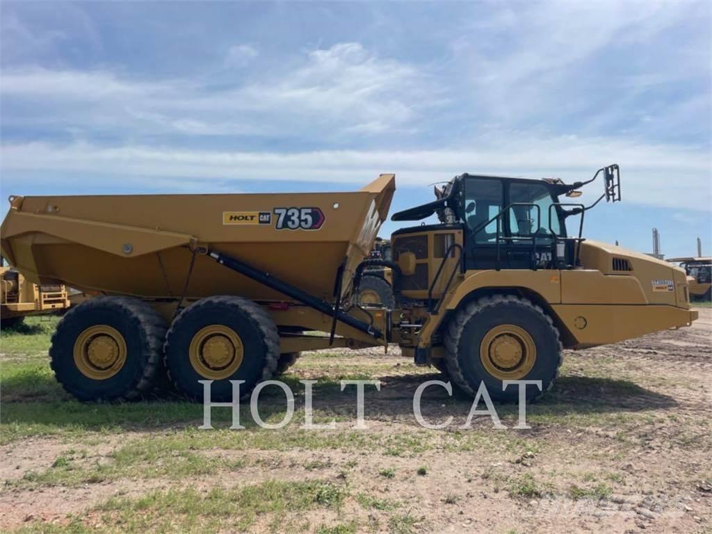 CAT 735 Kĺbové nákladné autá