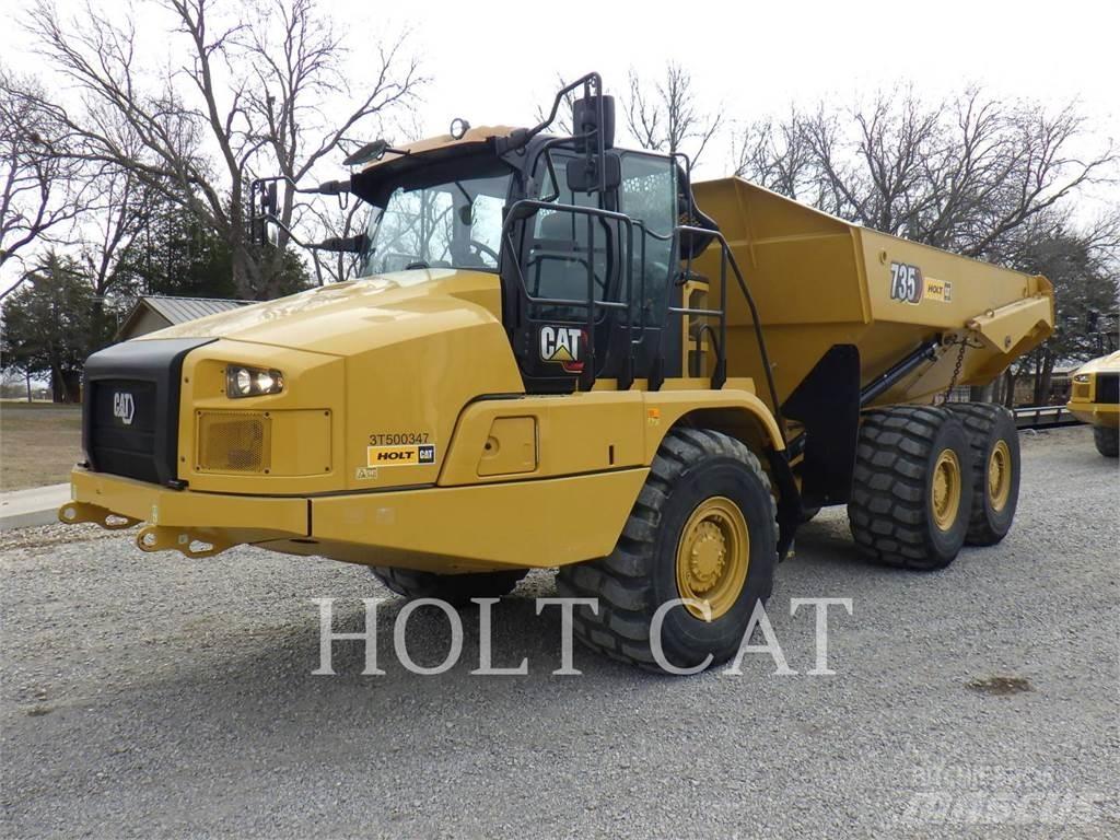 CAT 735 Kĺbové nákladné autá
