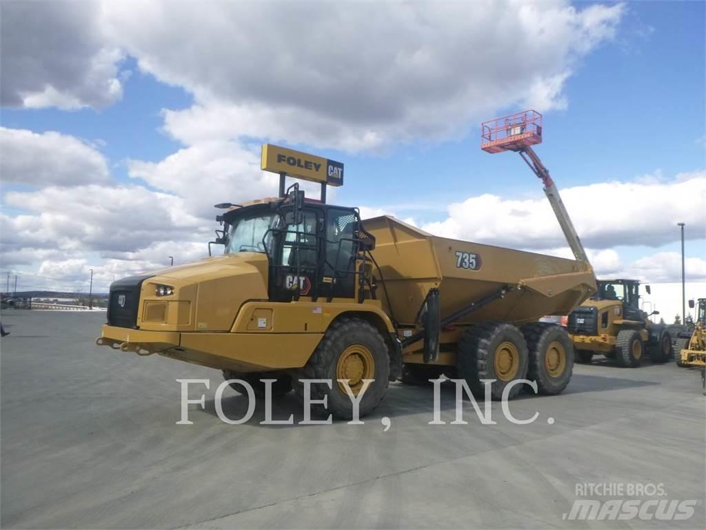 CAT 735-04 Kĺbové nákladné autá