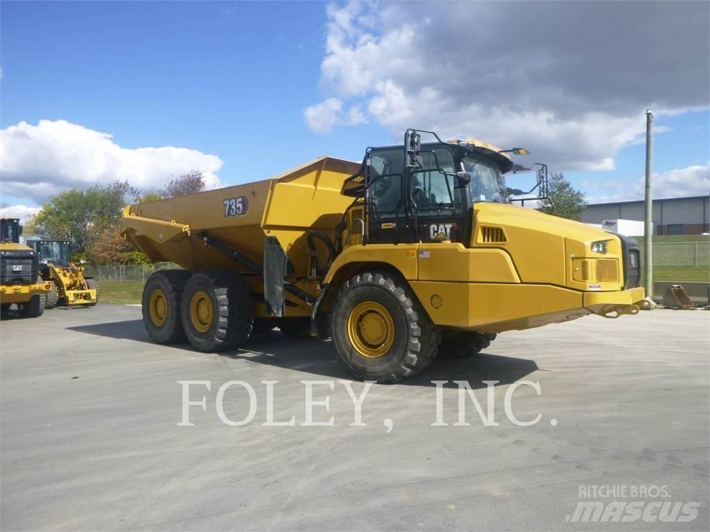 CAT 735-04 Kĺbové nákladné autá