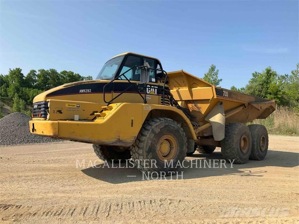 CAT 735 T (OLD) Kĺbové nákladné autá