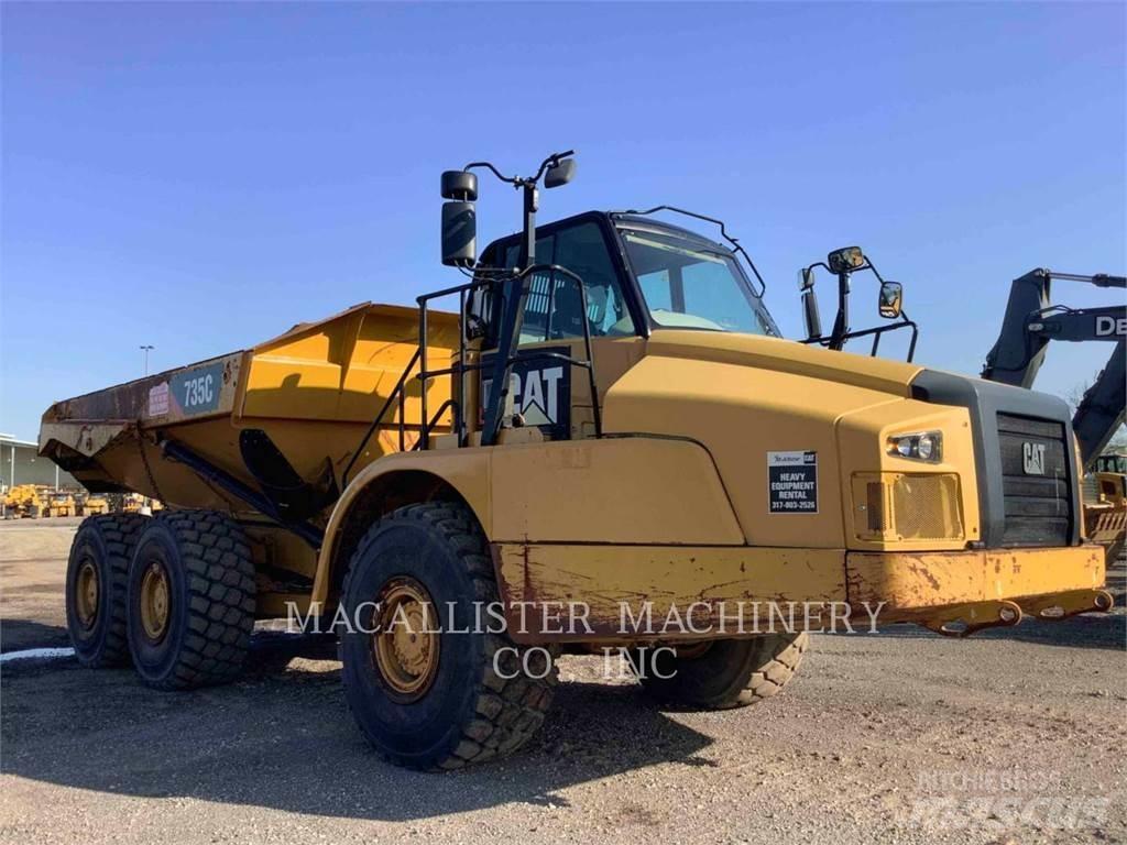 CAT 735C Kĺbové nákladné autá