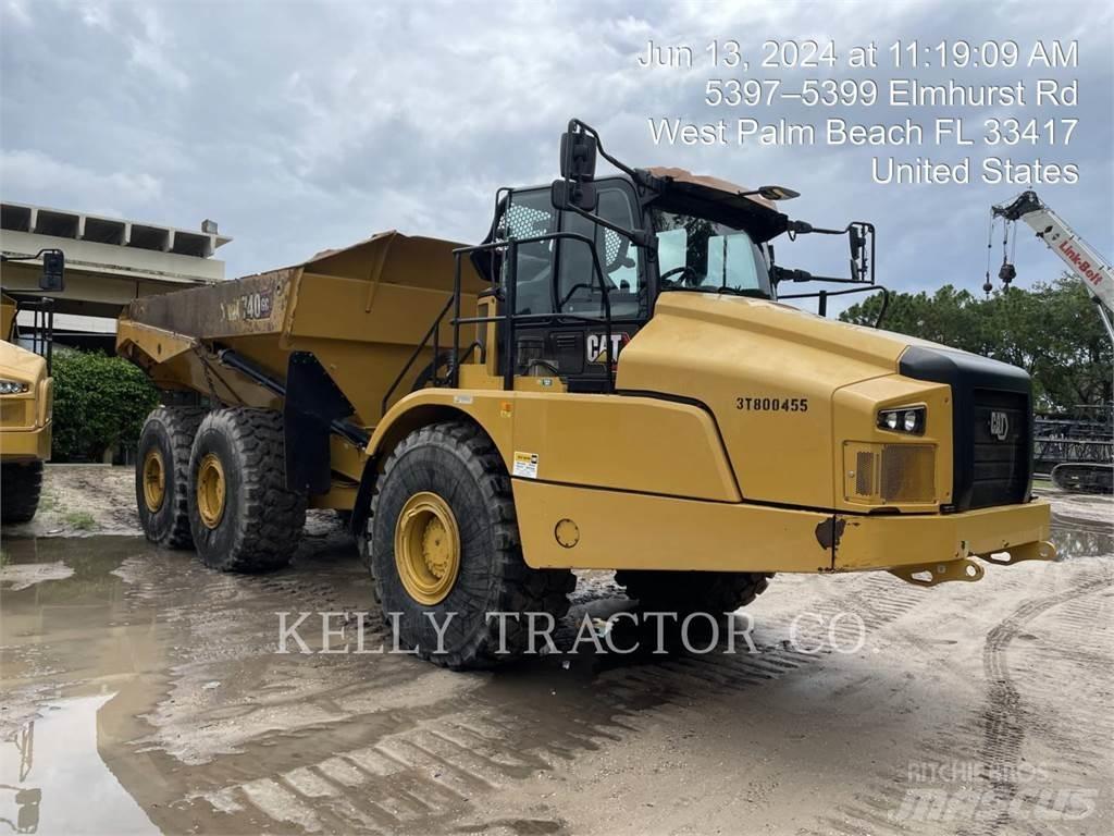 CAT 740 Kĺbové nákladné autá