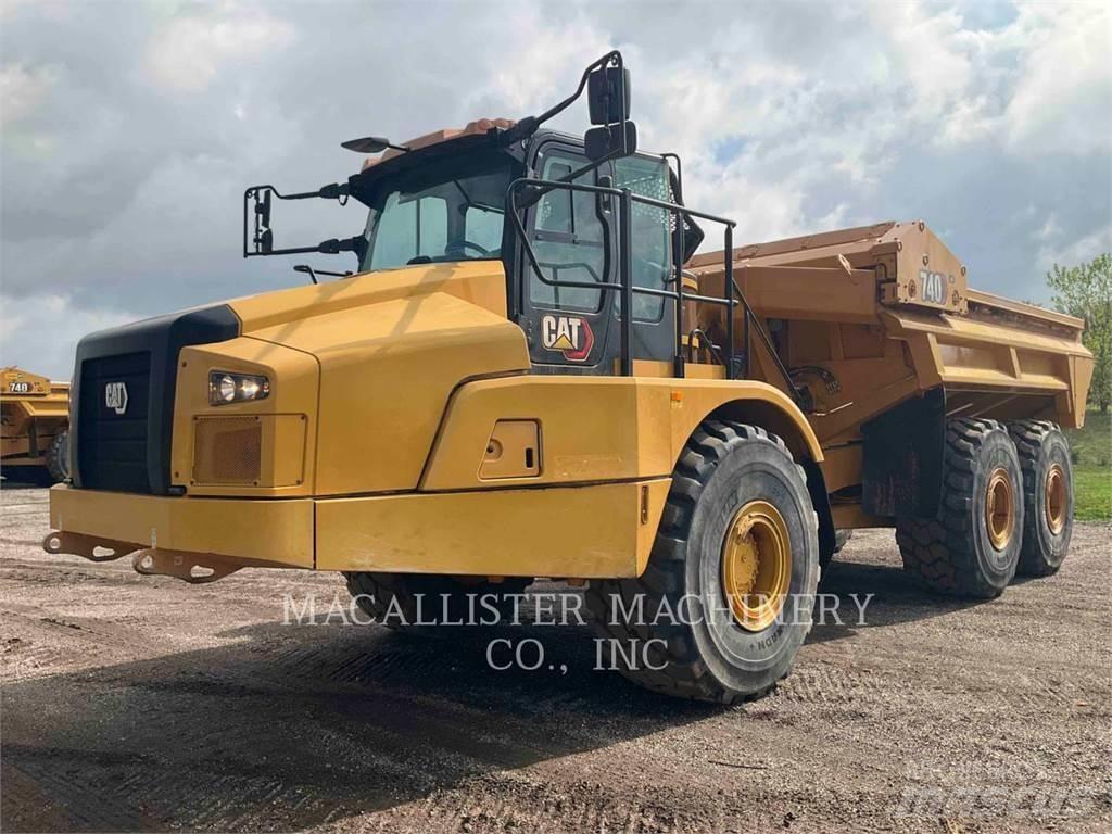 CAT 740 EJECTOR Kĺbové nákladné autá