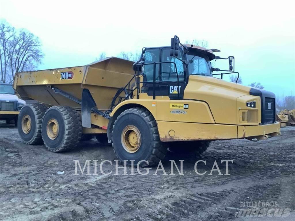CAT 740GC Kĺbové nákladné autá