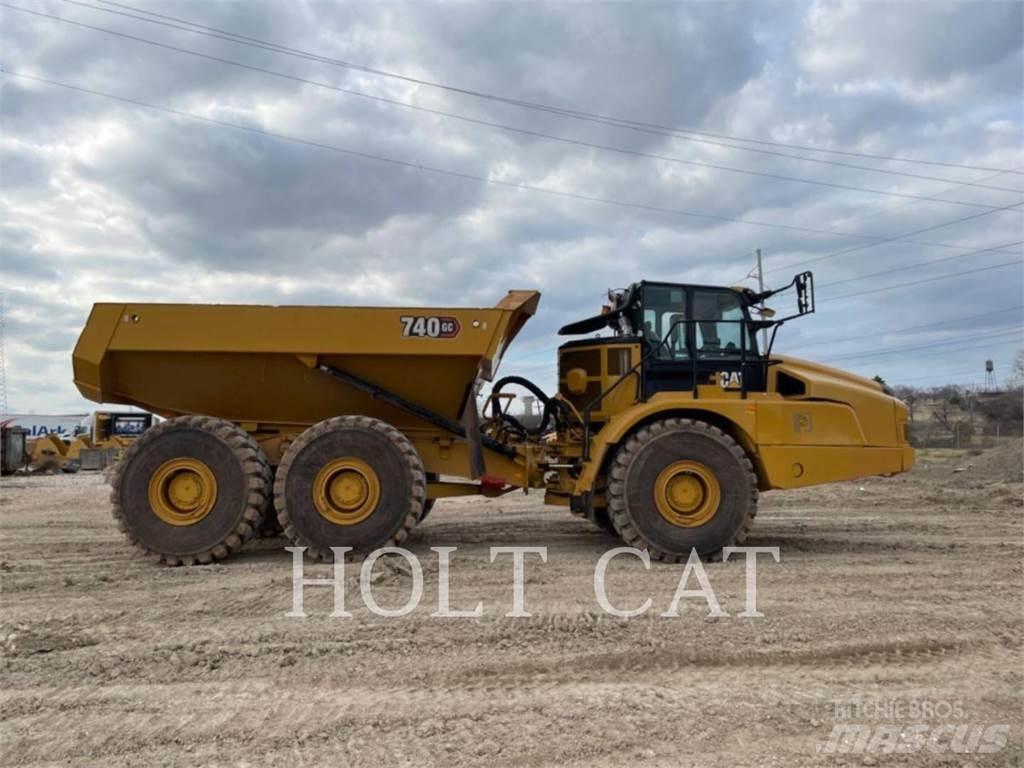 CAT 740GC Kĺbové nákladné autá