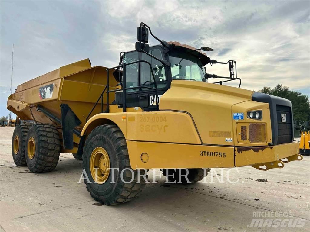 CAT 745 Kĺbové nákladné autá