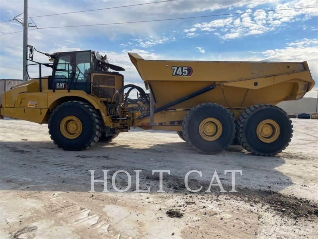 CAT 745 Kĺbové nákladné autá