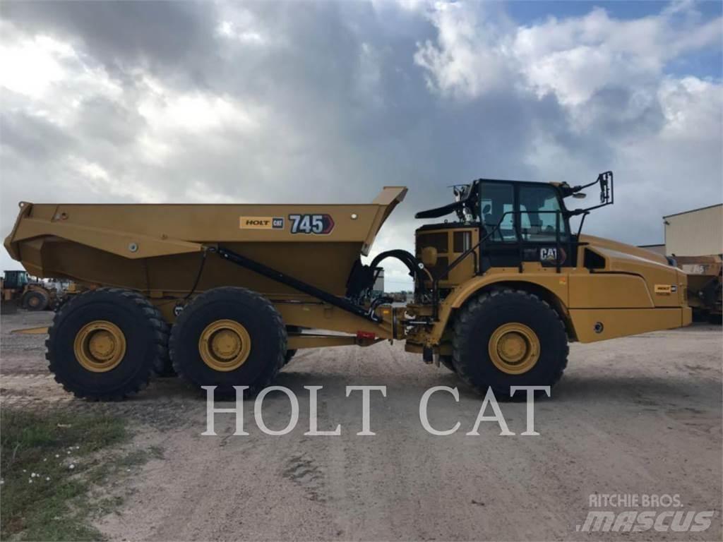 CAT 745 Kĺbové nákladné autá