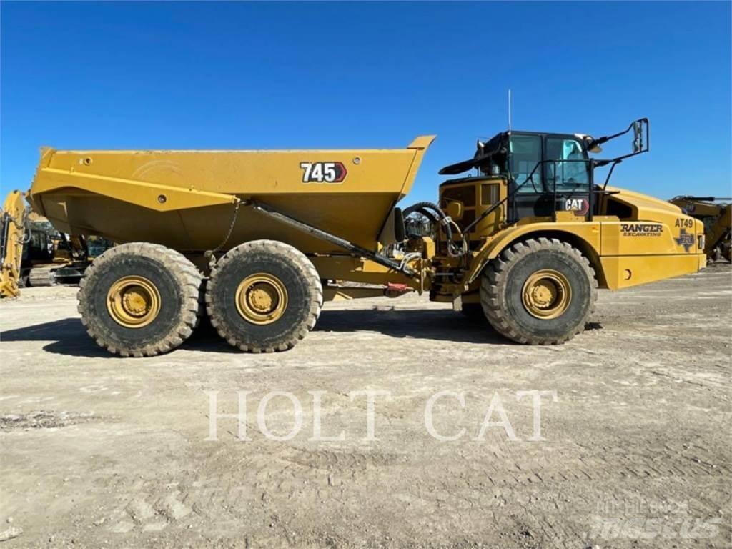CAT 745 Kĺbové nákladné autá