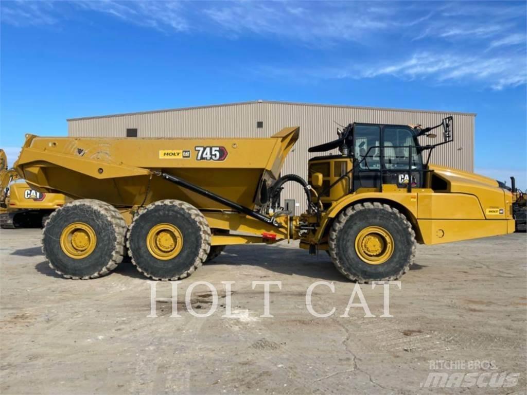 CAT 745 Kĺbové nákladné autá