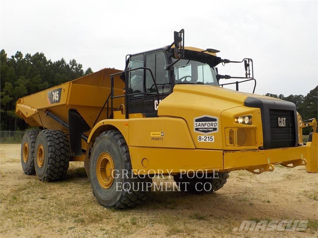 CAT 745-04 Kĺbové nákladné autá