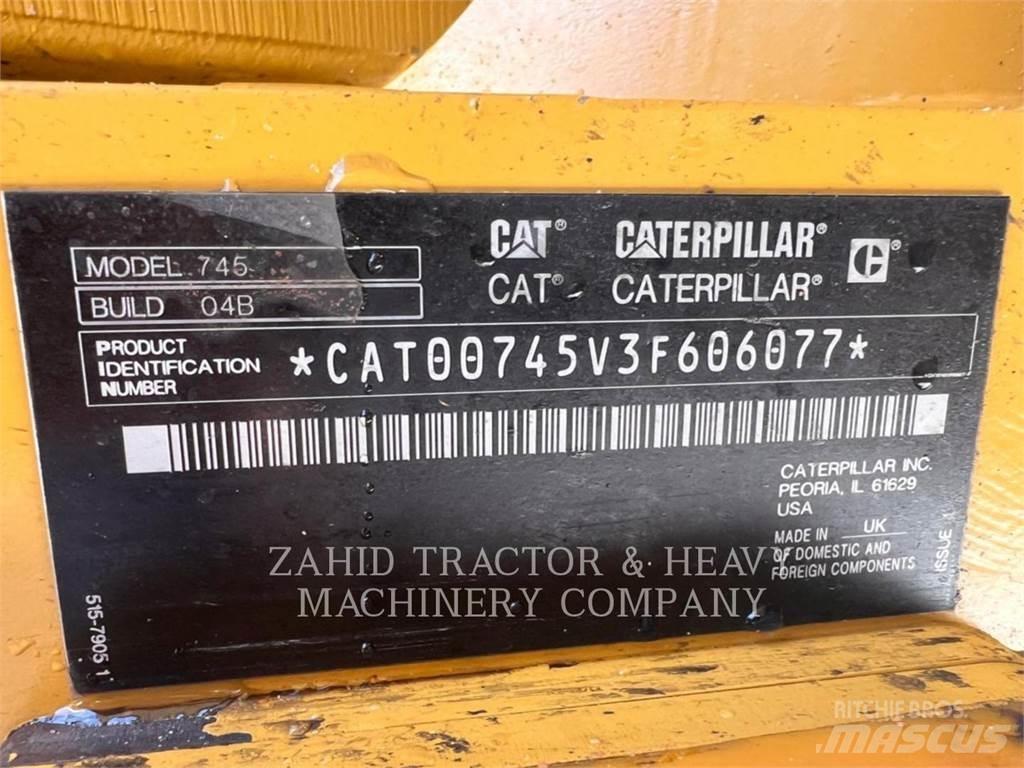 CAT 745-04LRC Kĺbové nákladné autá