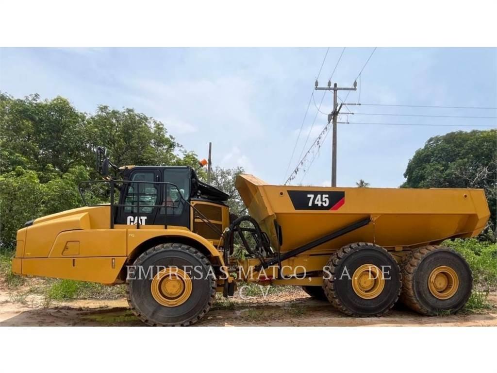 CAT 745-04LRC Kĺbové nákladné autá