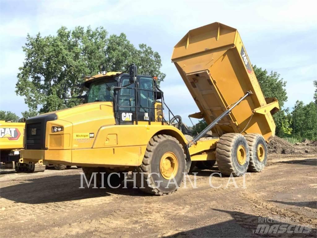CAT 745 T Kĺbové nákladné autá