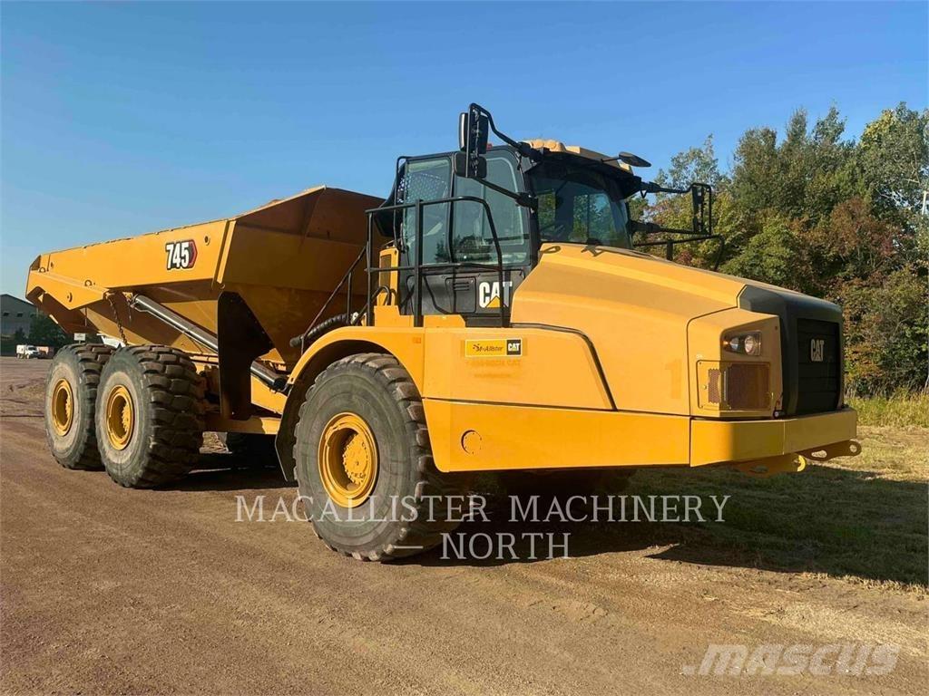CAT 745 T Kĺbové nákladné autá