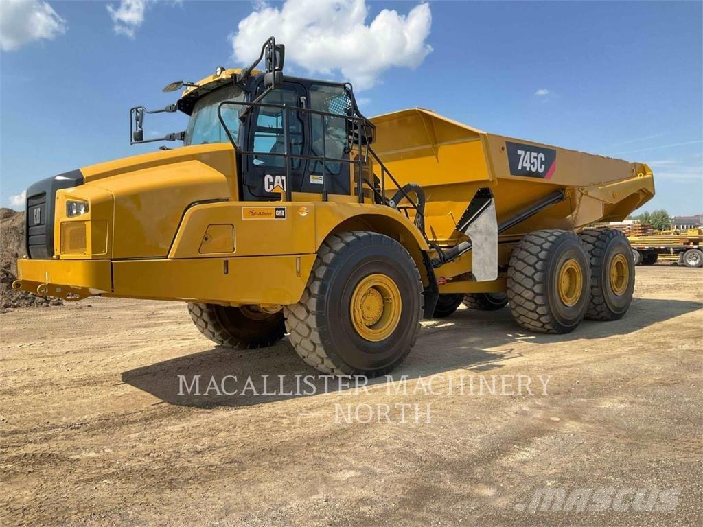 CAT 745 T Kĺbové nákladné autá