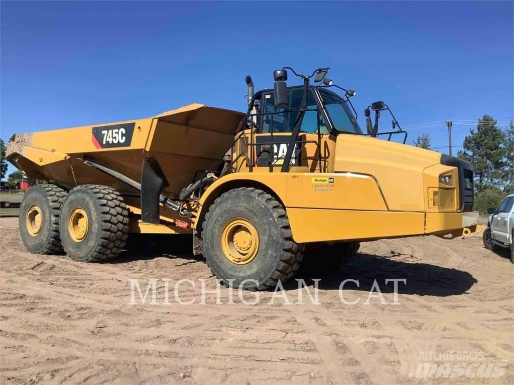 CAT 745C T Kĺbové nákladné autá