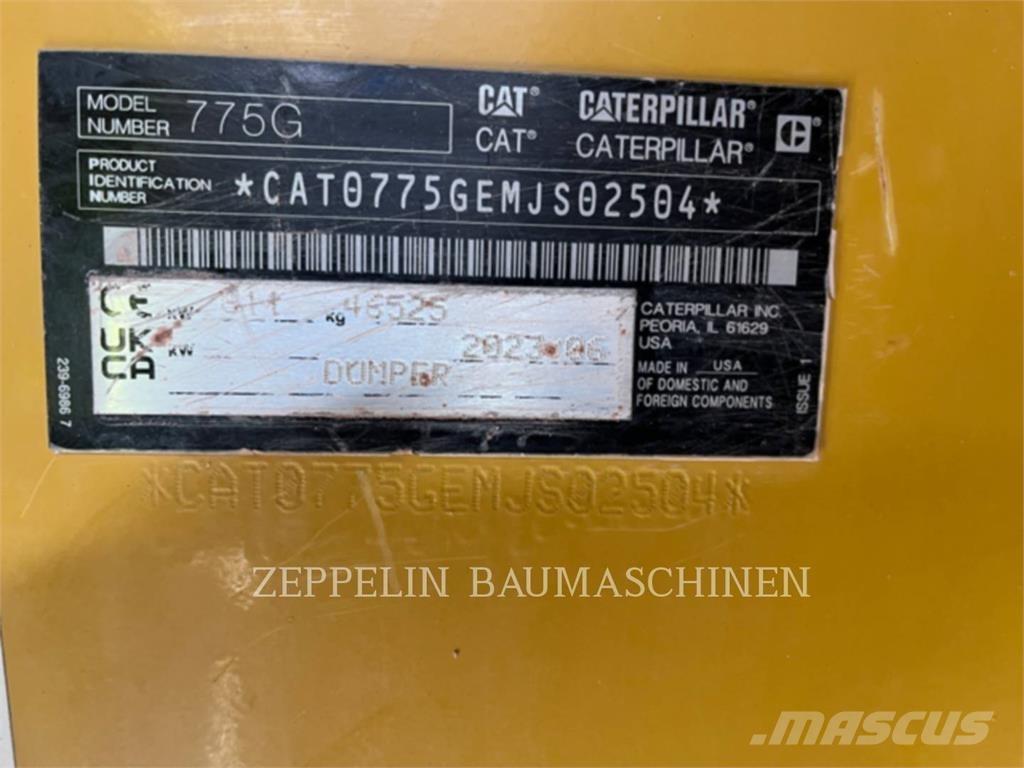 CAT 775G Kĺbové nákladné autá