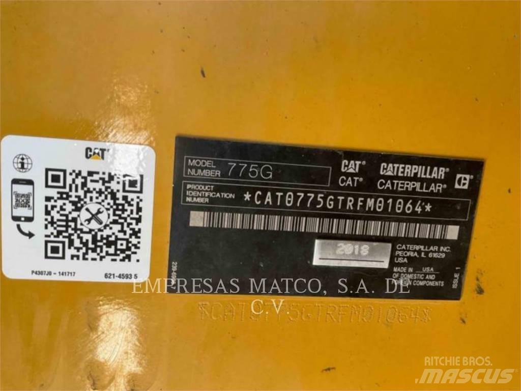 CAT 775GLRC Kĺbové nákladné autá