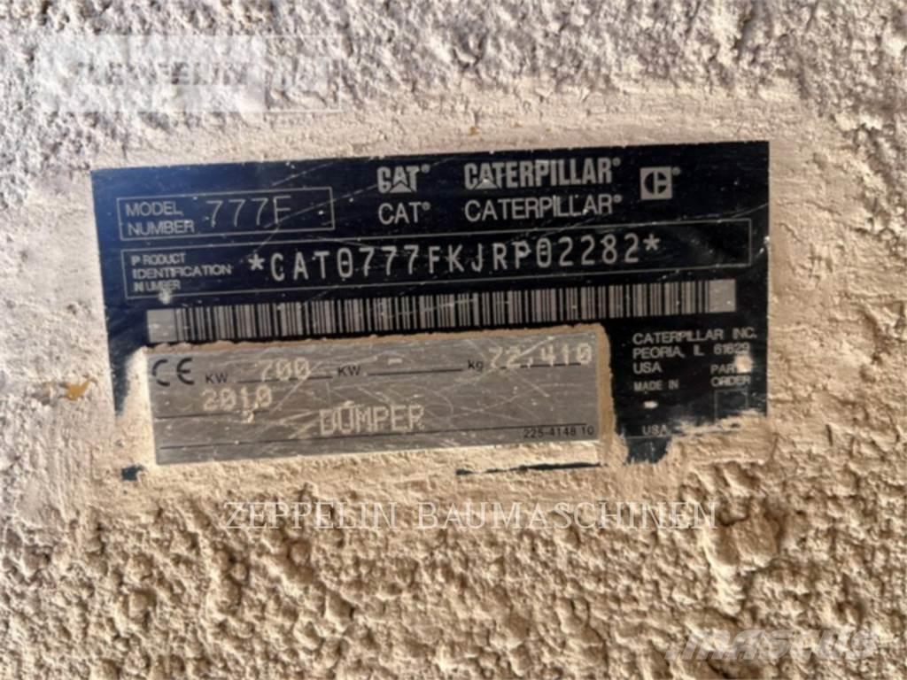 CAT 777F Kĺbové nákladné autá