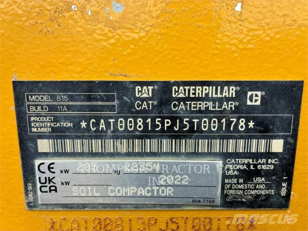 CAT 815 Pôdne kompaktory