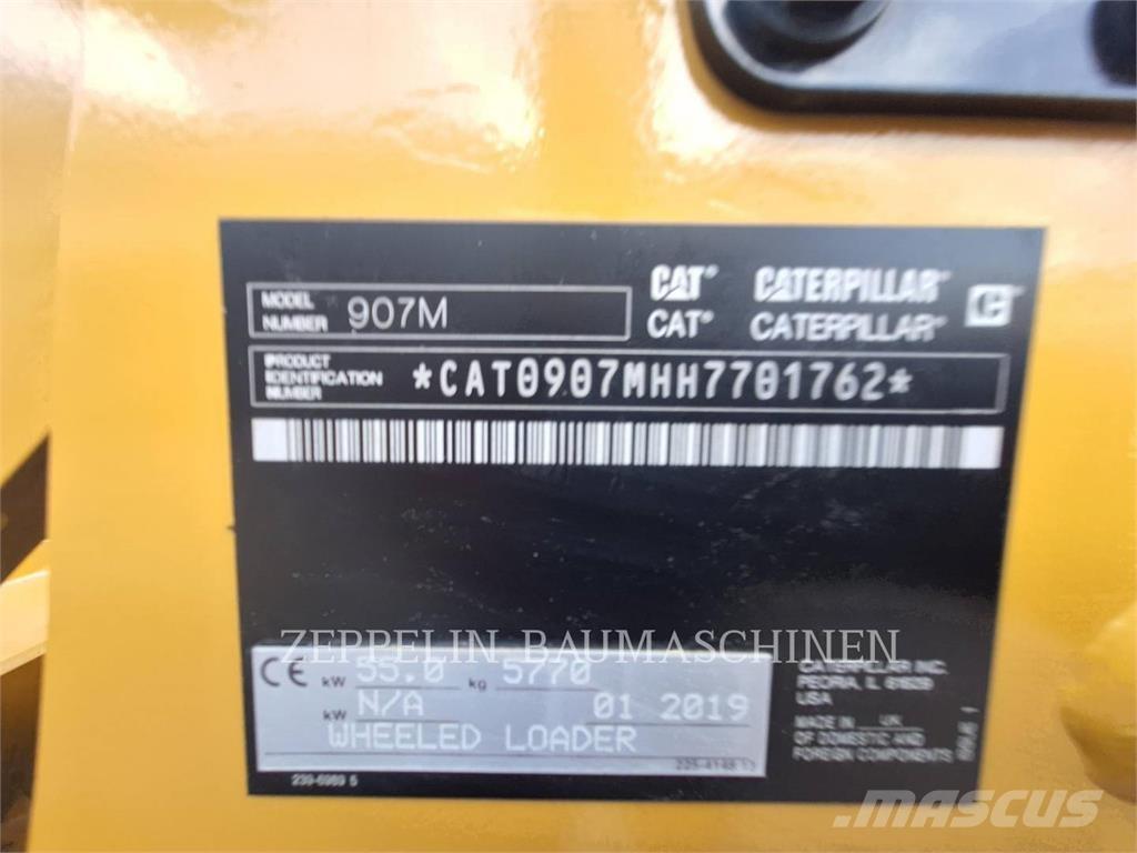 CAT 907M Kolesové nakladače