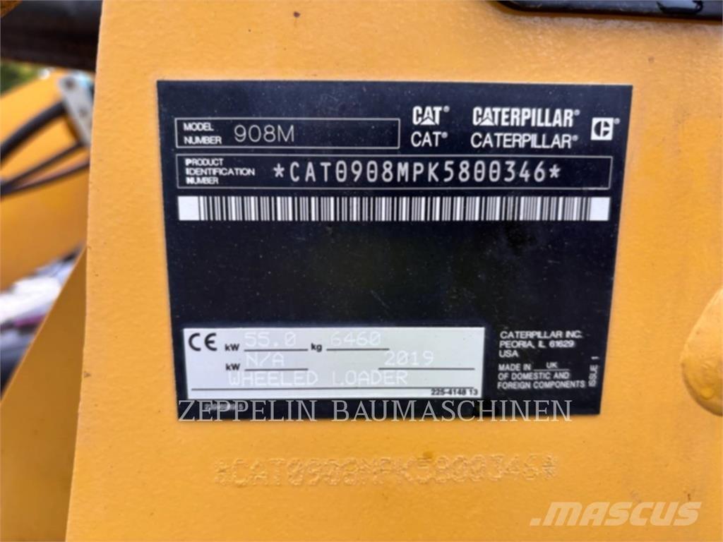 CAT 908M Kolesové nakladače