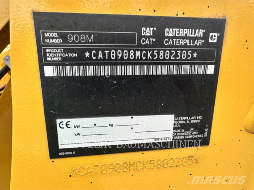 CAT 908M Kolesové nakladače