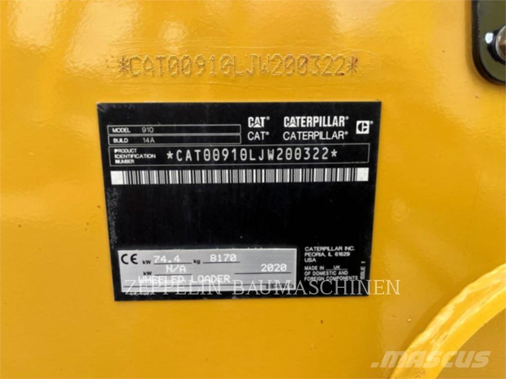 CAT 910-14A Kolesové nakladače