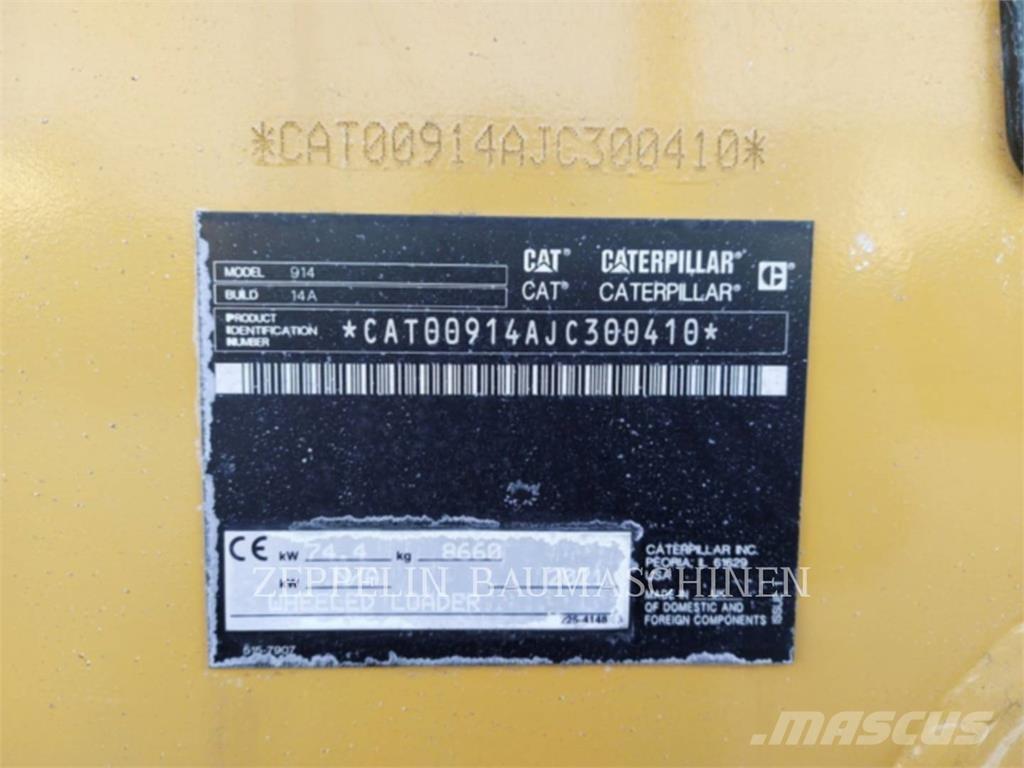 CAT 914-14A Kolesové nakladače