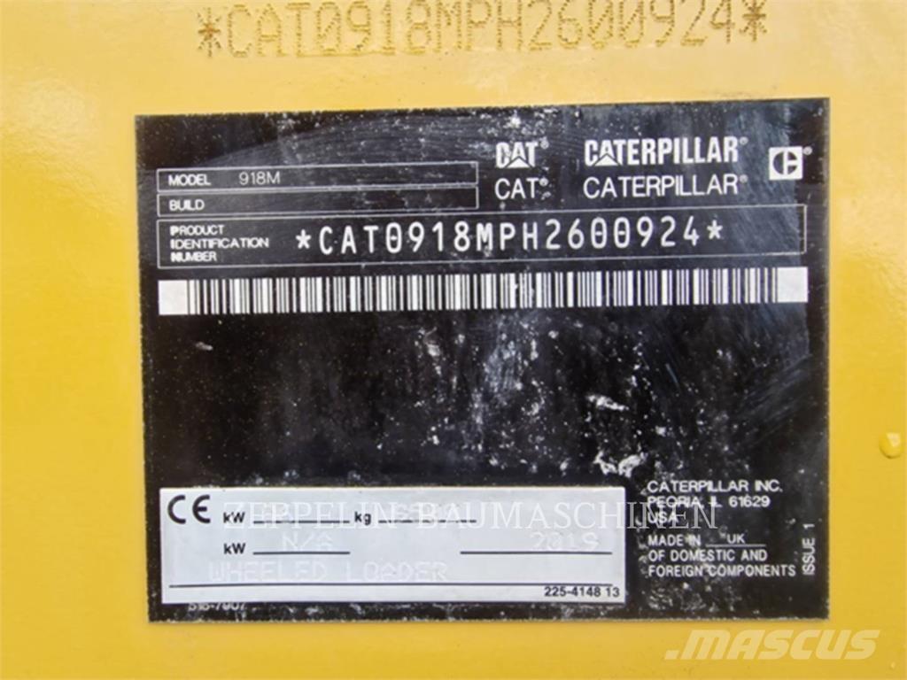 CAT 918M Kolesové nakladače