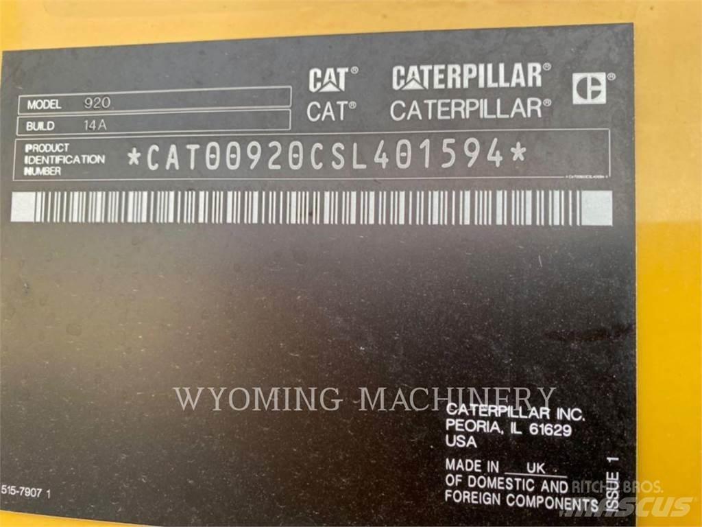 CAT 920 Kolesové nakladače
