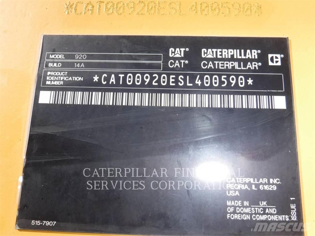CAT 920-14 Kolesové nakladače