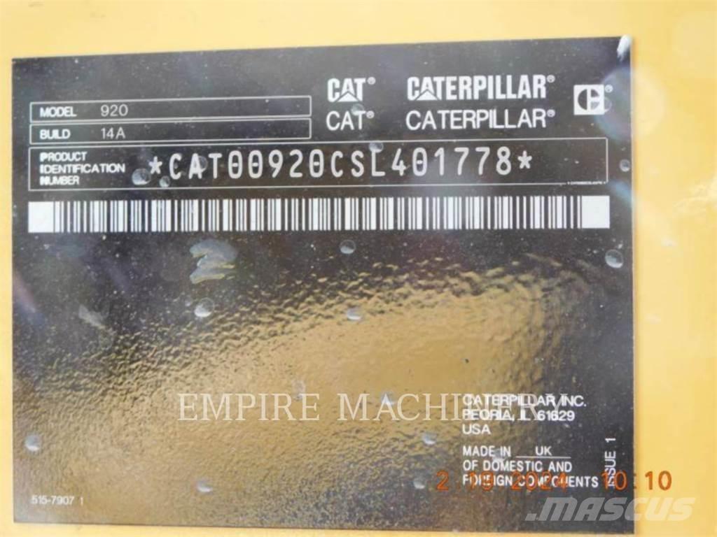 CAT 920-14 FC Kolesové nakladače