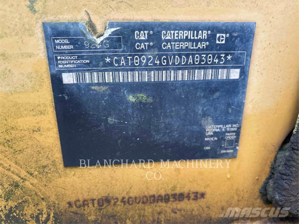 CAT 924G Kolesové nakladače