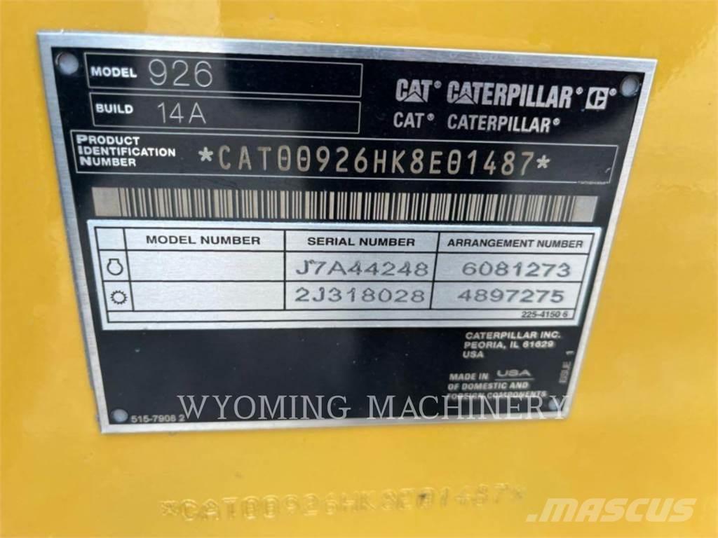 CAT 926 Kolesové nakladače
