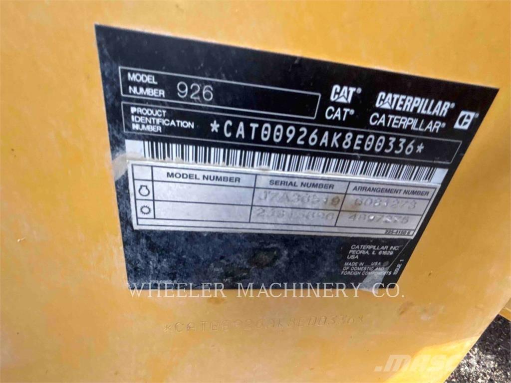 CAT 926 QC Kolesové nakladače
