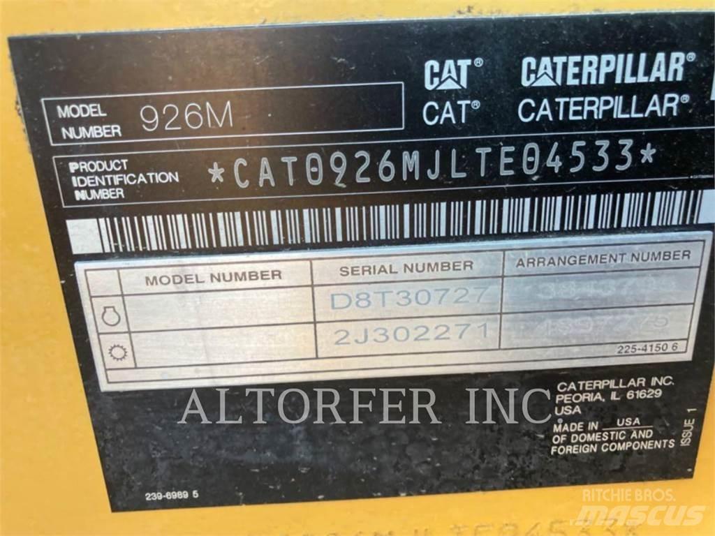 CAT 926M Kolesové nakladače