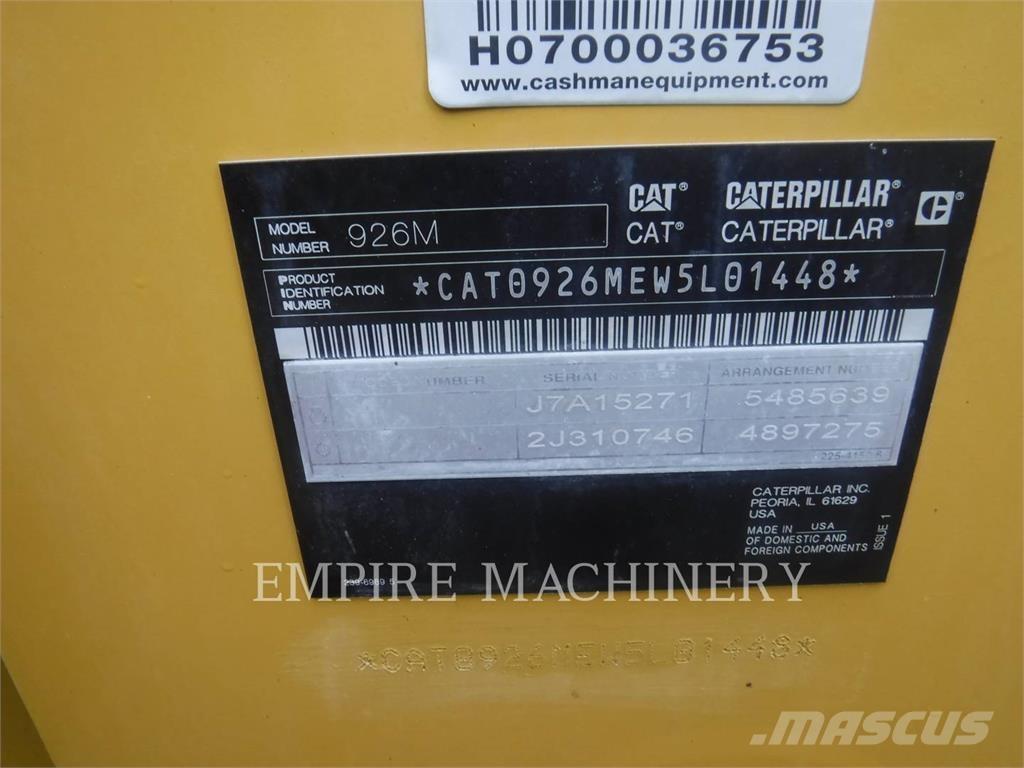 CAT 926M Kolesové nakladače