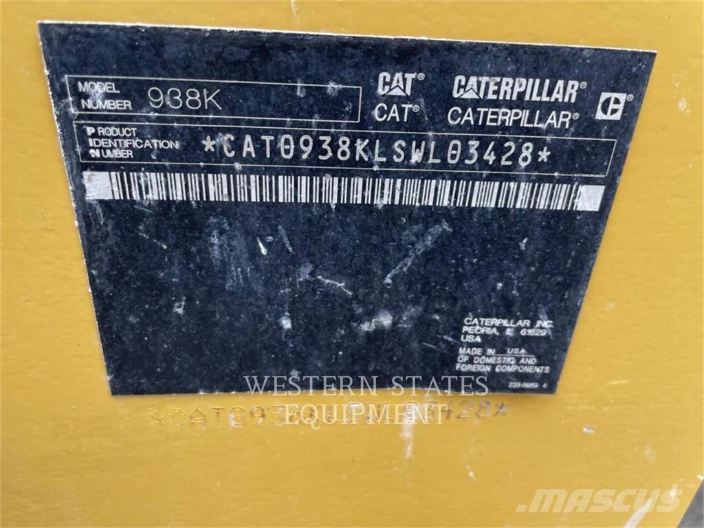 CAT 938K Kolesové nakladače