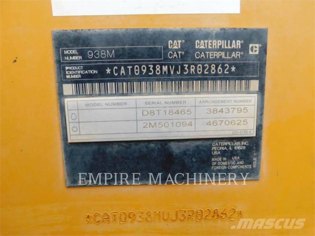 CAT 938M FC Kolesové nakladače