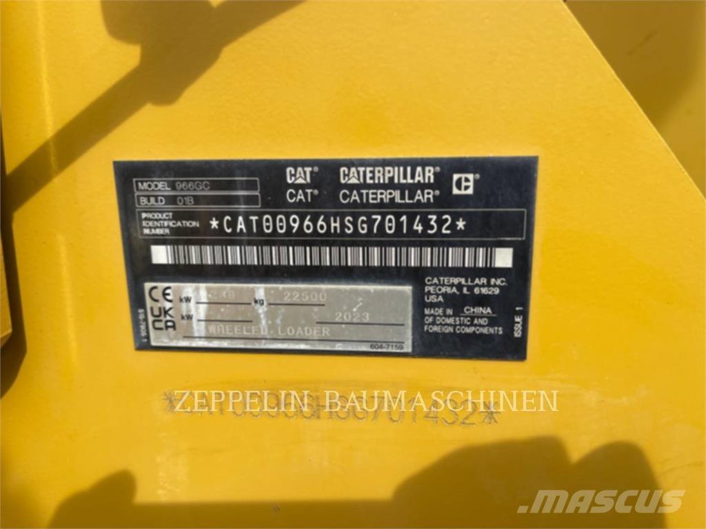 CAT 966GC Kolesové nakladače