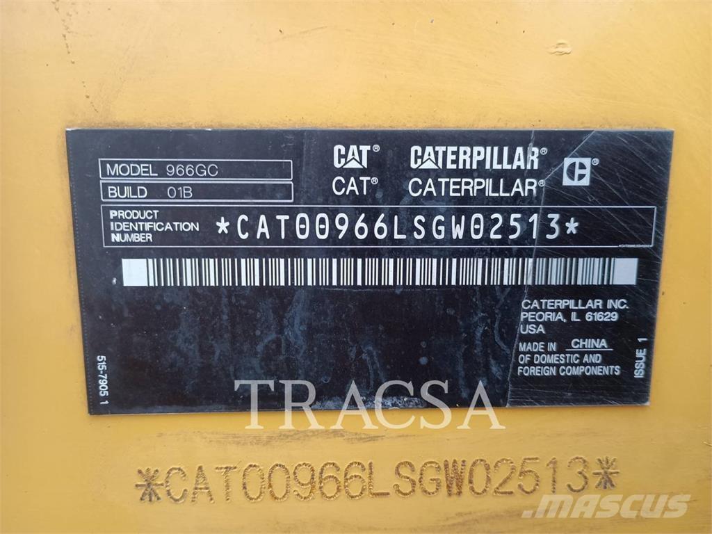 CAT 966GC Kolesové nakladače