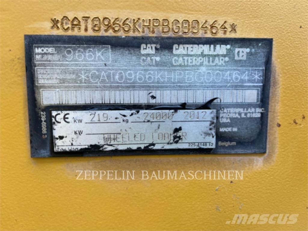CAT 966K Kolesové nakladače