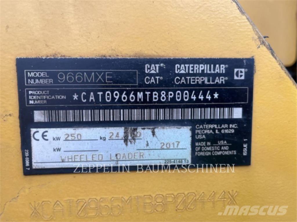 CAT 966MXE Kolesové nakladače