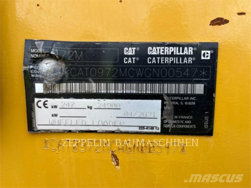 CAT 972M Kolesové nakladače