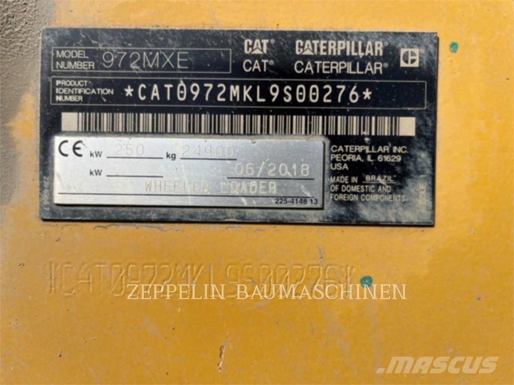CAT 972MXE Kolesové nakladače