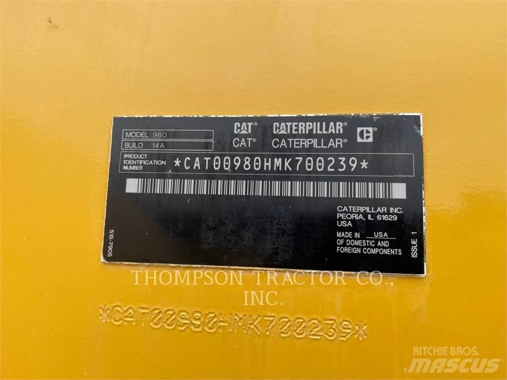 CAT 980 Kolesové nakladače