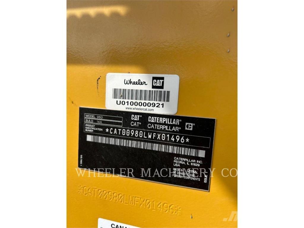 CAT 980 Kolesové nakladače